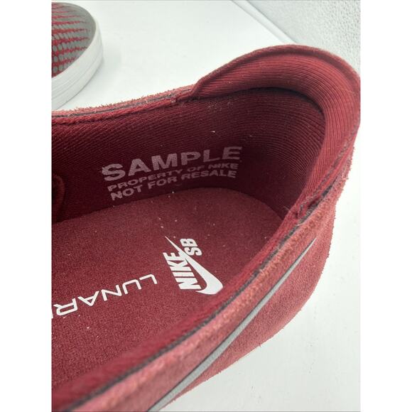 Size 9 Nike Sb Lunar One Shot Sample Tagged Red Black main image 6